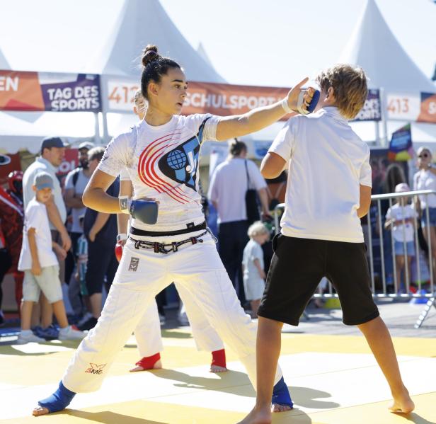 Hunderttausende beim "Tag des Sports" am Wiener Heldenplatz