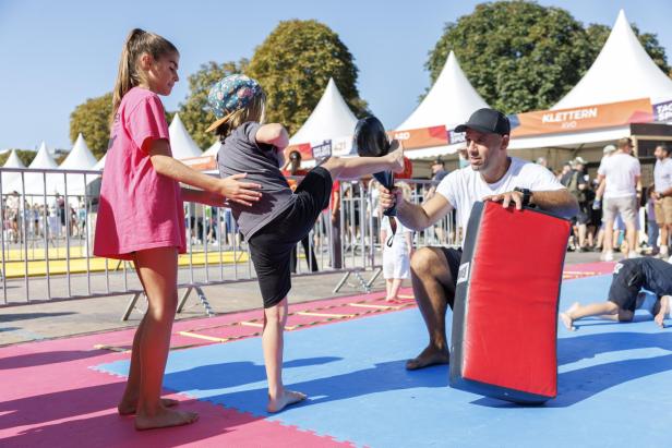 Hunderttausende beim "Tag des Sports" am Wiener Heldenplatz