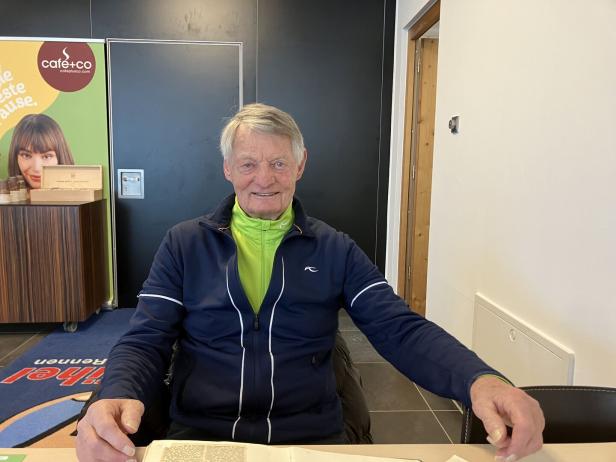 Hias Leitner bei den Hahnenkammrennen im Jänner in Kitzbühel