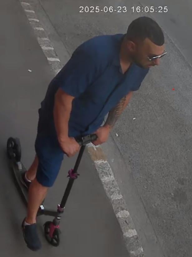 Die Polizei sucht diesen Mann. Die Polizei sucht diesen Mann.