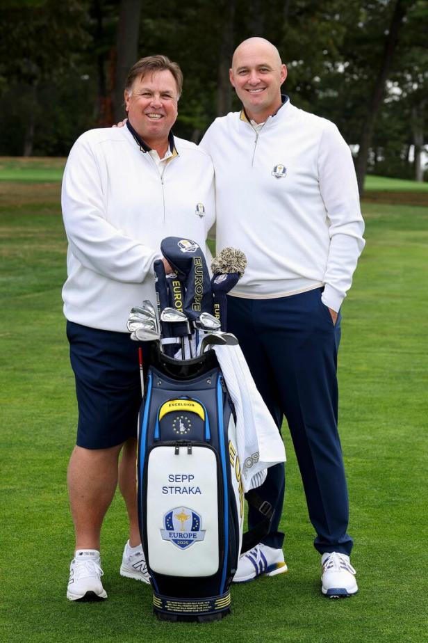 Sepp Straka (re.) mit Caddie Duane Bock 
