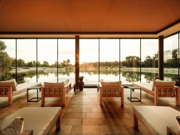 Neuer Ruheraum in der St. Martins Therme.