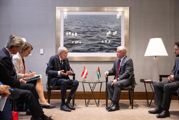 ++ HANDOUT ++ 80. UNO-VOLLVERSAMMLUNG IN NEW YORK: VAN DER BELLEN / ABDULLAH II.