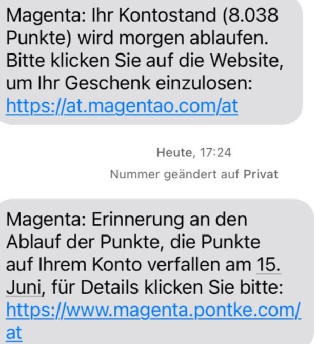 Magenta-SMS: Dieser Betrug ist derzeit im Umlauf.