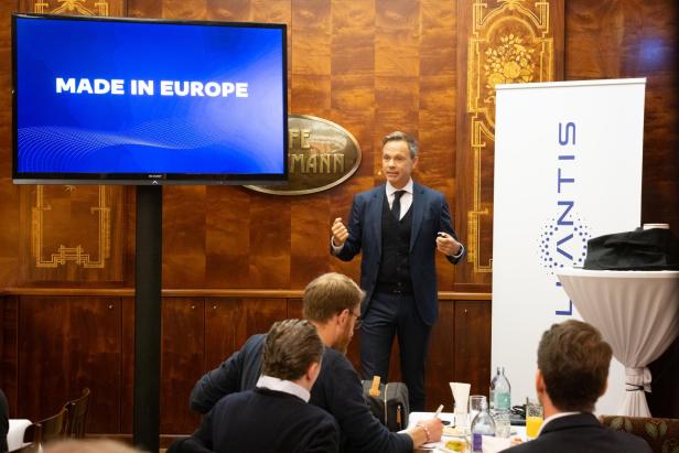Markus Wildeis unterstreicht das Motto "Made in Europe"