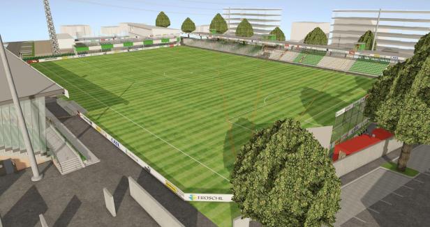 Das neue Gernot-Langes-Stadion in Wattens soll 5.300 Besuchern Platz bieten