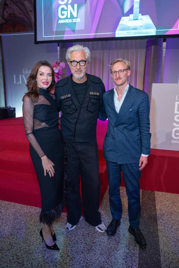 Angelika Rosam, Marcel Wanders und Gabriel Roland