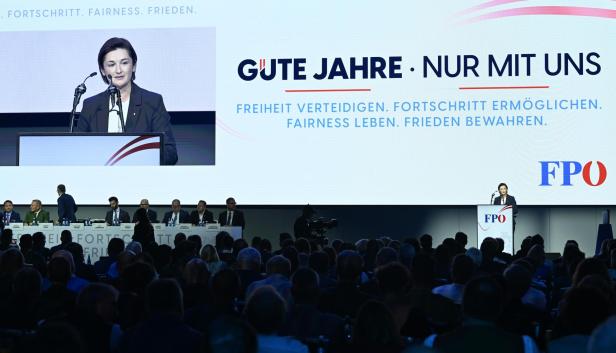 Parteitag: Kickl baut auf "Glaube, Liebe, Hoffnung", FPÖ sei "Partei des Friedens"