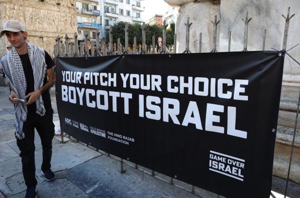 UEFA Europa League - PAOK fans gather in the city center to protest against Maccabi Tel Aviv