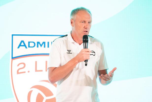 Thomas Silberberger trainiert seit Sommer 2024 die Admira