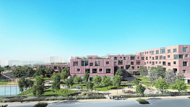 Rendering Bildungscampus Nordwestbahnhof