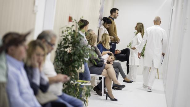 Warteraum in einem Spital