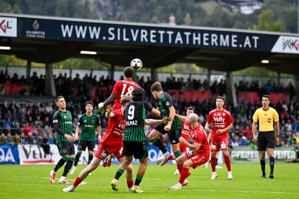 Das Schlagerspiel zwischen Imst und Wacker Innsbruck war intensiv und von Zweikämpfen geprägt