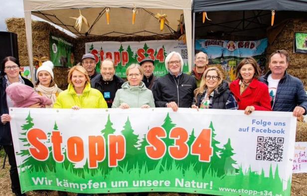 Gewessler und Initiative gegen die S34