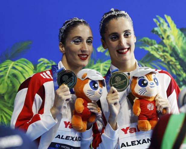 Anna-Maria und Eirini Alexandri gewannen WM-Gold