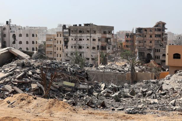 Israeli troops in Gaza City