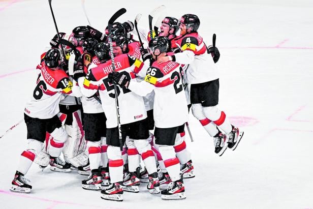 Österreichs Eishockey-Team hatte bei der WM viel Grund zum Jubeln