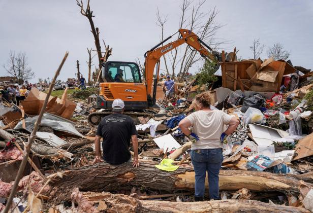 Tornado damage in eastern Kentucky
