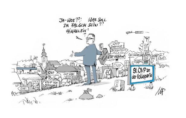 Karikatur von Michael Pammesberger