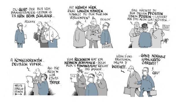 Karikatur von Michael Pammesberger