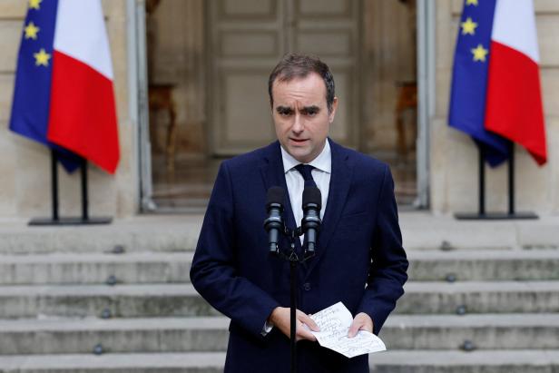 France's outgoing PM Lecornu delivers address following resignation