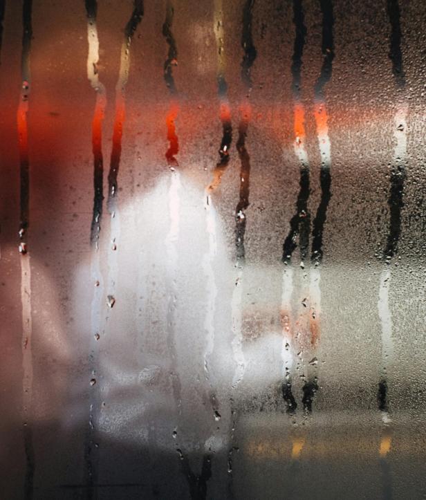 Beschlagenes Fenster