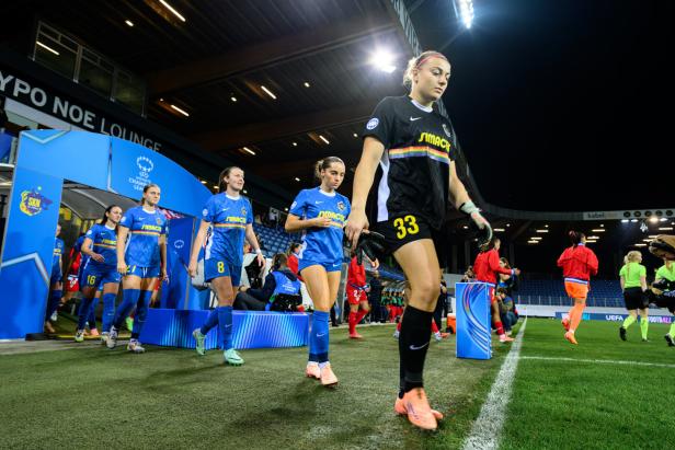 FUSSBALL: FRAUEN/CHAMPIONS LEAGUE/LIGAPHASE/1. RUNDE: SKN ST. PÖLTEN - ATLETICO MADRID