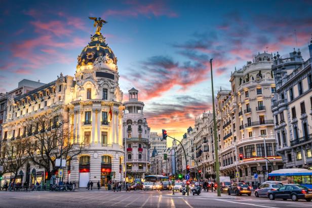Gran Via, Madrid