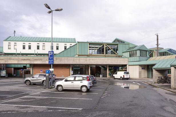 Bahnhofsvorplatz in Bregenz, Vorarlberg