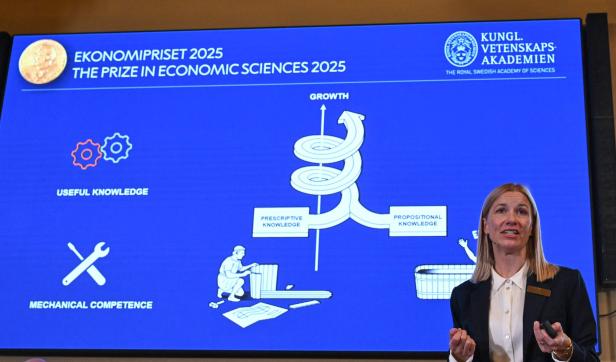 Expertin Kerstin Enflo erklärt, worum es bei den Forschungsarbeiten der Nobelpreisgewinner für Wirtschaftswissenschaften geht.