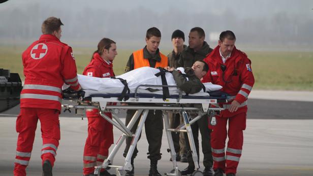 Verletzte KFOR-Soldaten kamen zurück