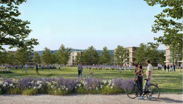 Entwurf eines Bauprojektes.