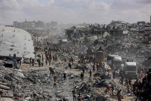 PALESTINIAN-ISRAEL-CONFLICT-FAMINE-AID