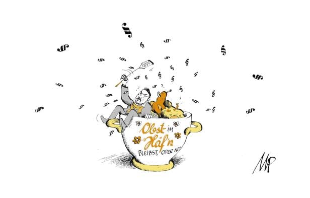 Karikatur von Michael Pammesberger