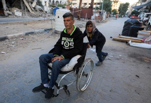 Palestinian lives amid a ceasefire between Israel and Hamas, in Gaza City