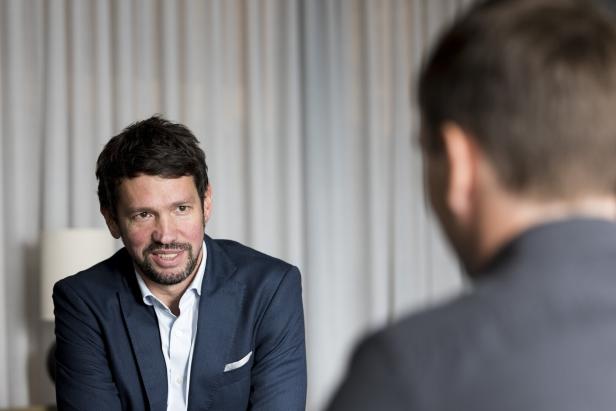 Lukas Püspök im Gespräch mit dem KURIER. Lukas Püspök im Gespräch mit dem KURIER.