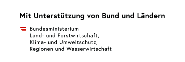 Logo: Bundesministerium Land- und Forstwirtschaft, Klima- und Umweltschutz, Regionen und Wasserwirtschaft