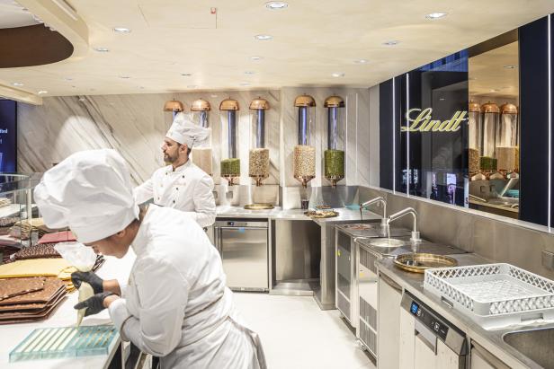 Lindt Flagshipstore, Eroeffnung, Kaerntnerstrasse 1 , 1010 Wien