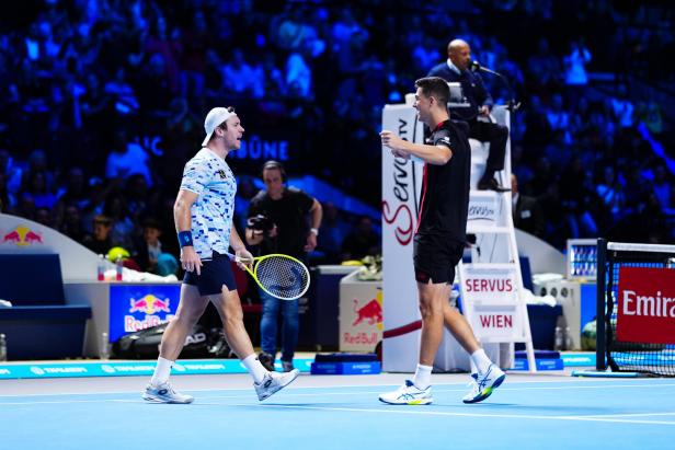 TENNIS/ATP-TURNIER/ERSTE BANK OPEN/SEMIFINALE DOPPEL Miedler mit Ex-Partner Erler 2024