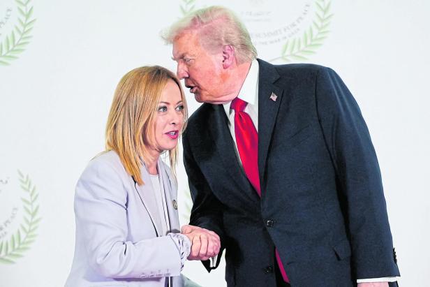 Giorgia Meloni und Donald Trump Giorgia Meloni und Donald Trump