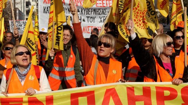 Streik und Proteste: Athen steht still