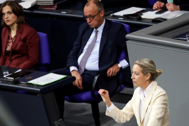 German Chancellor Merz delivers government statement German Chancellor Merz delivers government statement