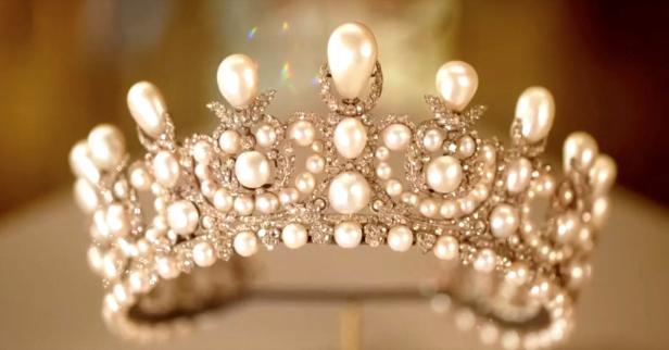 A tiara worn by French Empress Eugenie, which was among the items stolen by thieves during a heist at Paris' Louvre Museum on October 19, 2025, on display in this undated still frame from a video A tiara worn by French Empress Eugenie, which was among the items stolen by thieves during a heist at Paris' Louvre Museum on October 19, 2025, on display in this undated still frame from a video