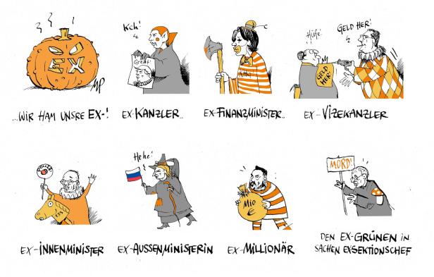 Eine Karikatur von Michael Pammesberger.