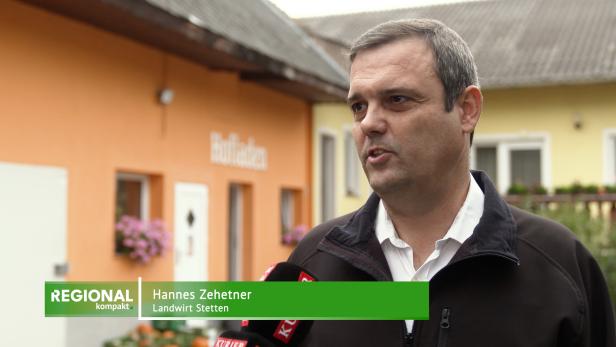Hannes Zehetner, Landwirt in Stetten