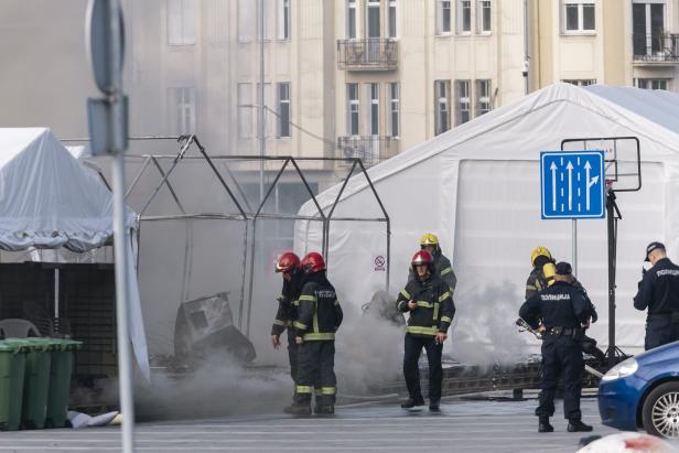 Shooting near Serbian Parliament in Belgrade injures one, suspect detained Shooting near Serbian Parliament in Belgrade injures one, suspect detained