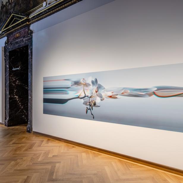 Ein Gemälde in einem Museum