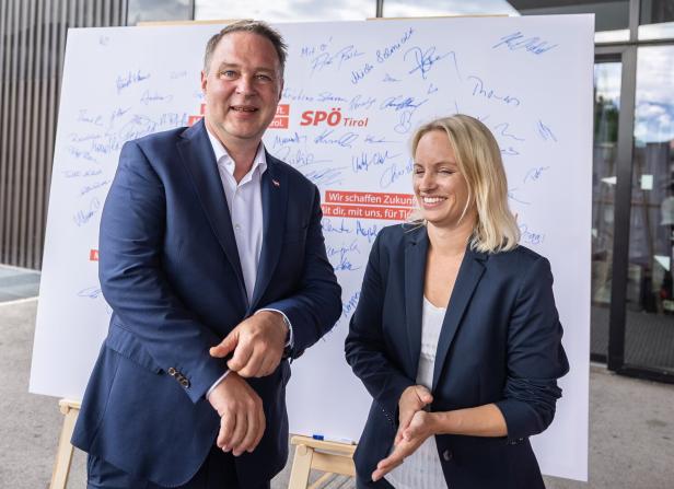 ORDENTLICHER PARTEITAG DER SPÖ TIROL: BABLER/ WOHLGEMUTH
