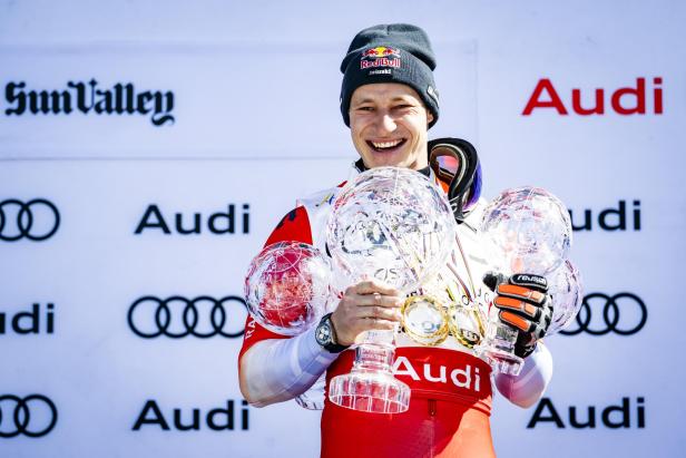 FIS Alpine Skiing World Cup finals in Sun Valley Marco Odermatt gewann in den letzten vier Saisonen den Gesamtweltcup