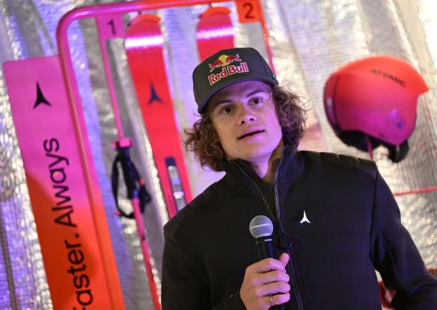 SKI ALPIN: ATOMIC MEDIA DAY - BRAATHEN Pinheiro Braathen will den ersten Weltcupsieg für Brasilien einfahren